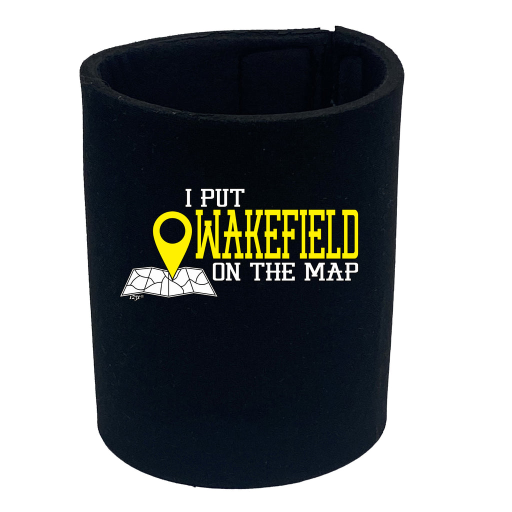 Put On The Map Wakefield - Funny Stubby Holder
