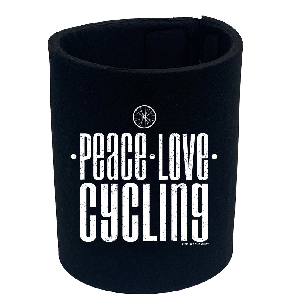 Rltw Peace Love Cycling - Funny Stubby Holder