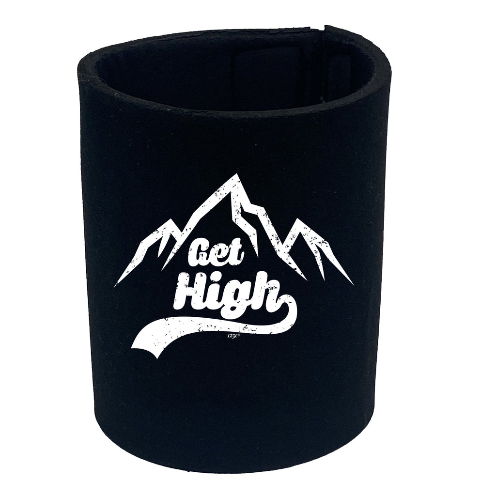 Get High Snow Mountains - Funny Stubby Holder