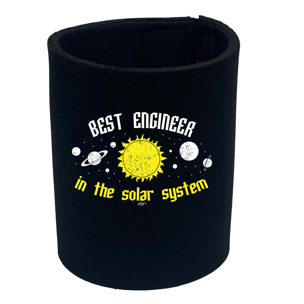 Best Engineer Solar System - Funny Stubby Holder