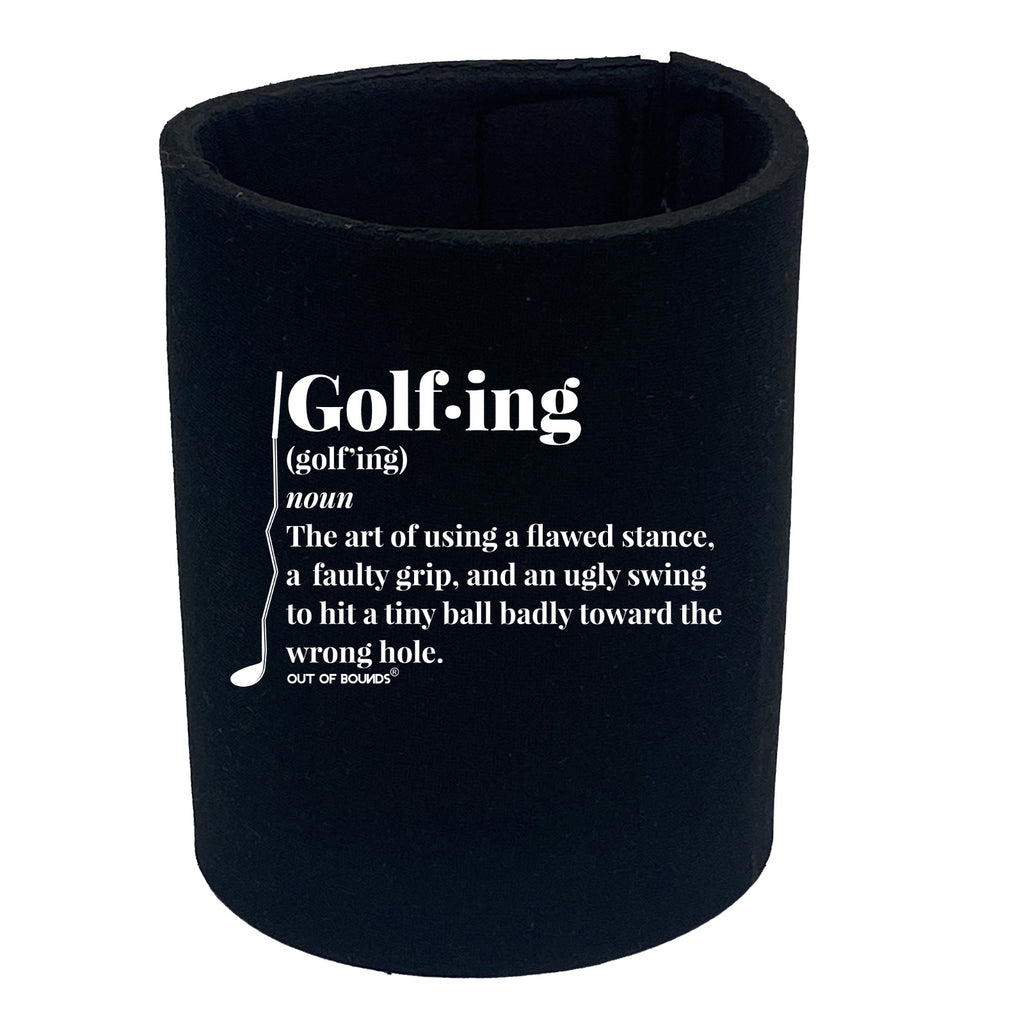 Oob Golfing Noun - Funny Stubby Holder