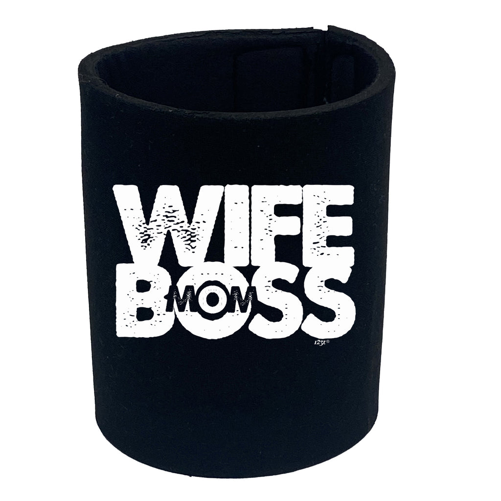 Wife Boss Mom - Funny Stubby Holder