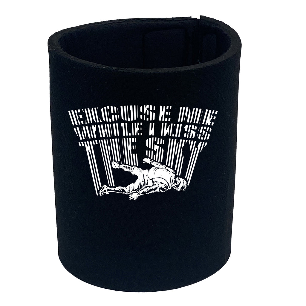 Skydive Excuse Me While Kiss The Sky - Funny Stubby Holder