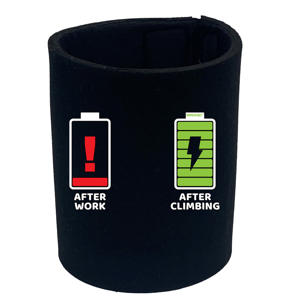 Aa After Work After Climbing - Funny Stubby Holder
