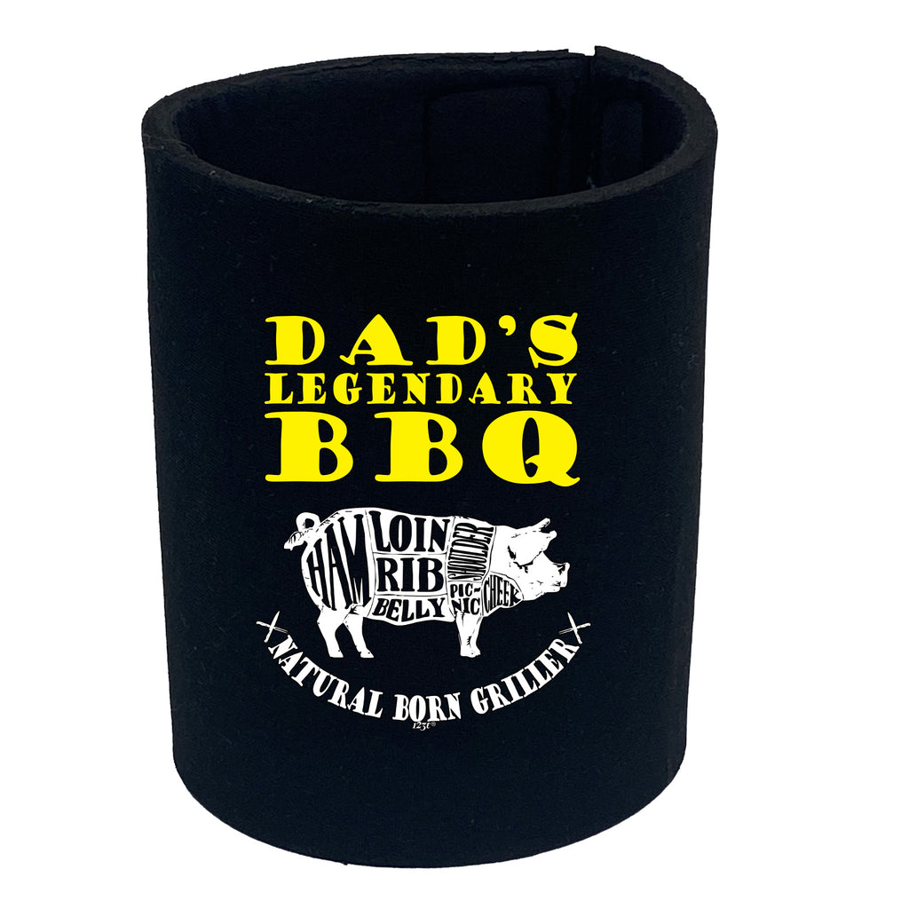 Dad Legendary Bbq Barbeque - Funny Stubby Holder