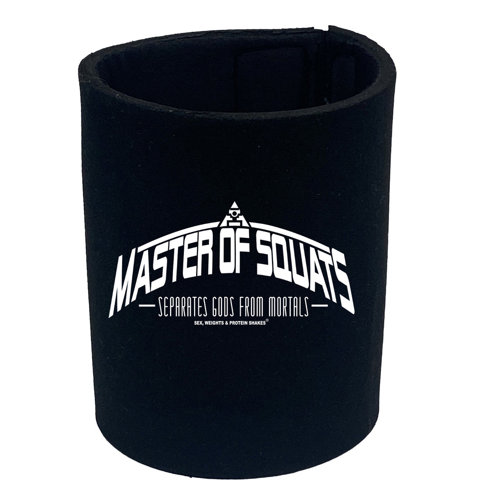 Swps Master Of Squats - Funny Stubby Holder