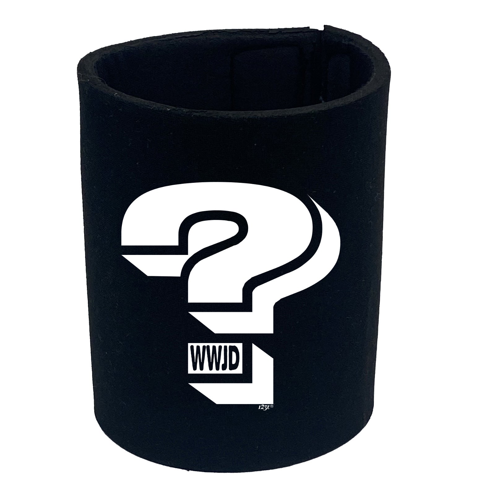 What Would Jesus Do Question Mark - Funny Stubby Holder