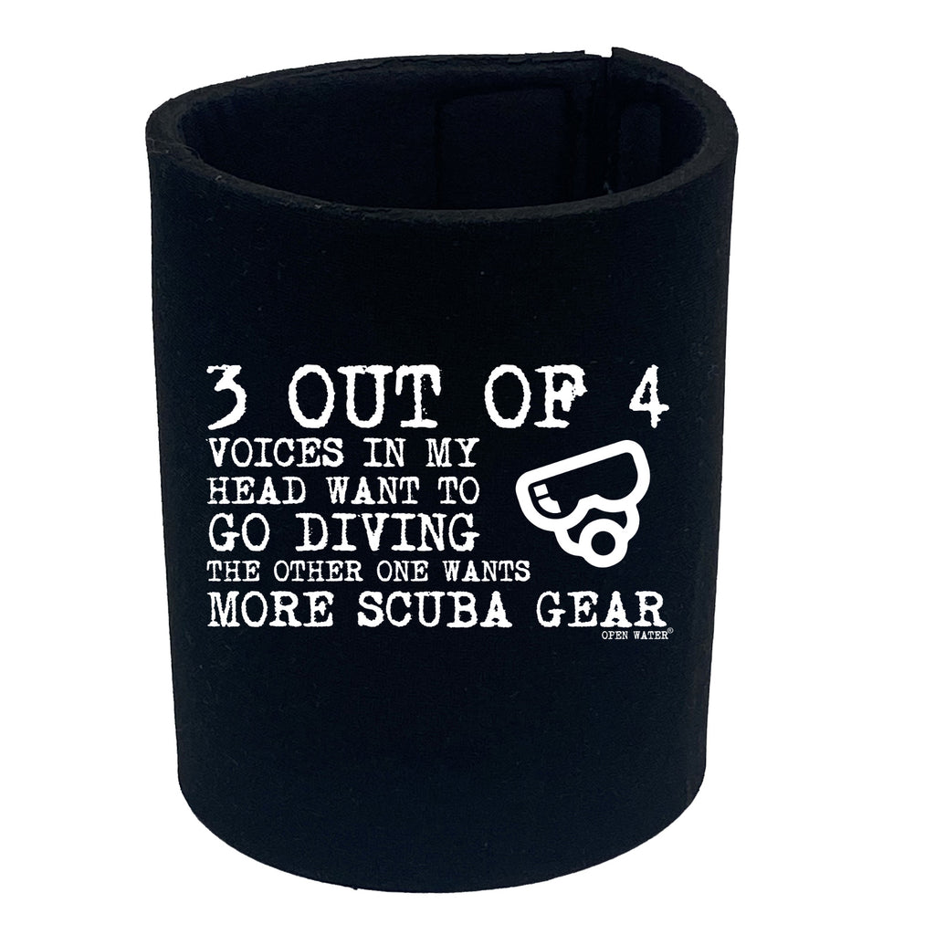 Ow 3 Out Of 4 Voices In My Head - Funny Stubby Holder