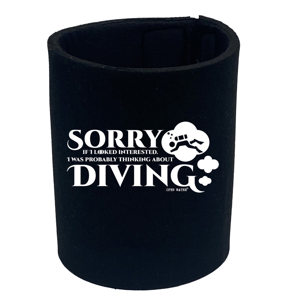 Ow Sorry Diving - Funny Stubby Holder