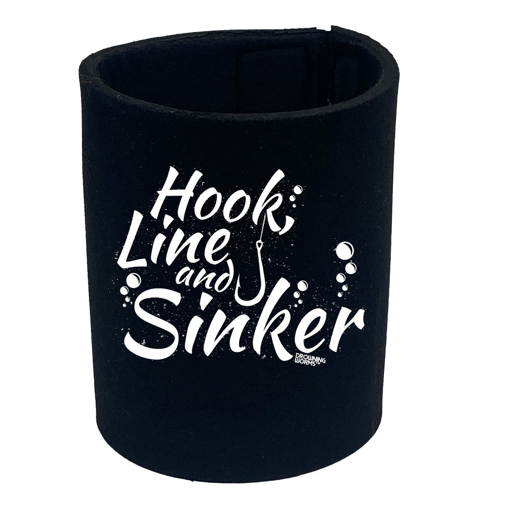 Dw Hook Line And Sinker - Funny Stubby Holder