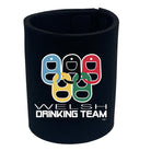 Welsh Drinking Team Rings - Funny Stubby Holder
