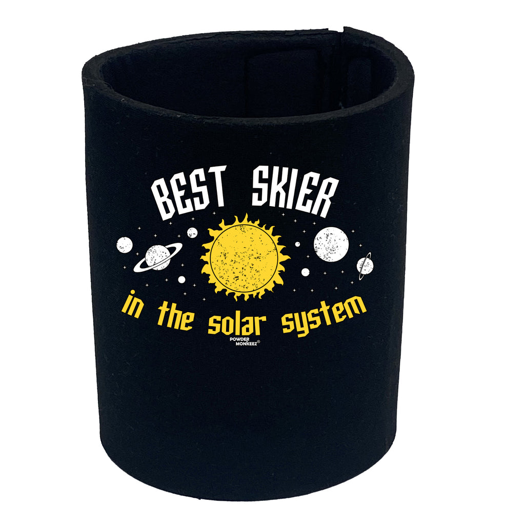 Pm Best Skier In The Solar System - Funny Stubby Holder