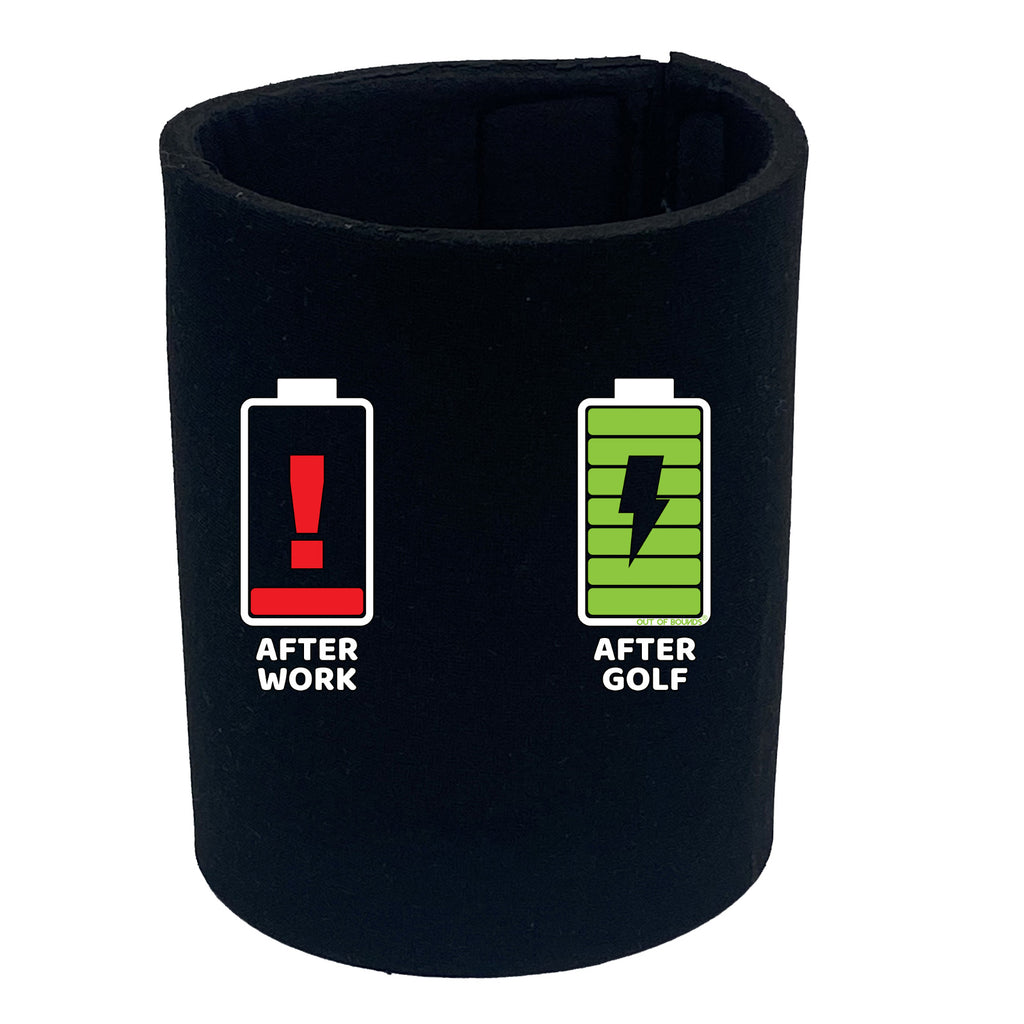 Oob After Work After Golf - Funny Stubby Holder