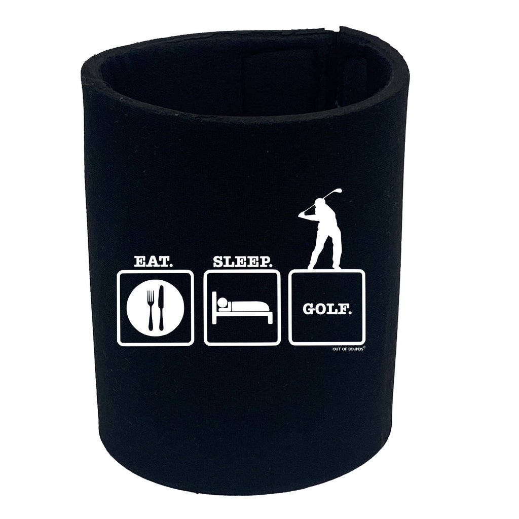 Oob Eat Sleep Golf - Funny Stubby Holder