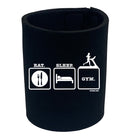 Pb Eat Sleep Gym - Funny Stubby Holder