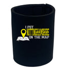 Put On The Map Nottinghamshire - Funny Stubby Holder