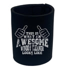This Is What Awesome Window Cleaner - Funny Stubby Holder