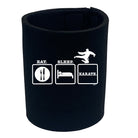 Eat Sleep Karate - Funny Stubby Holder