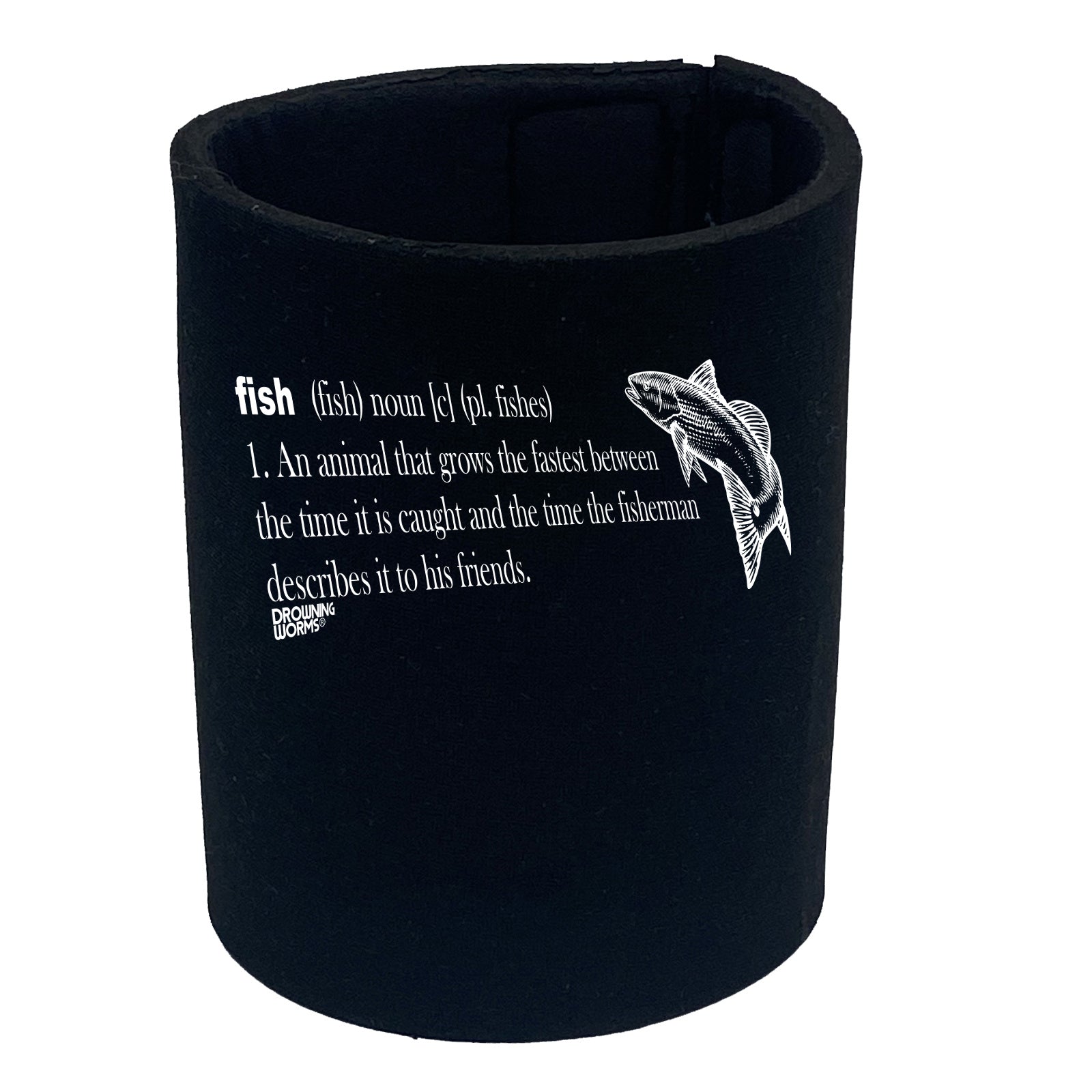 Dw Fish Noun - Funny Stubby Holder
