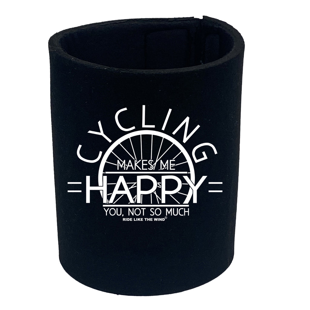 Rltw Cycling Makes Me Happy - Funny Stubby Holder