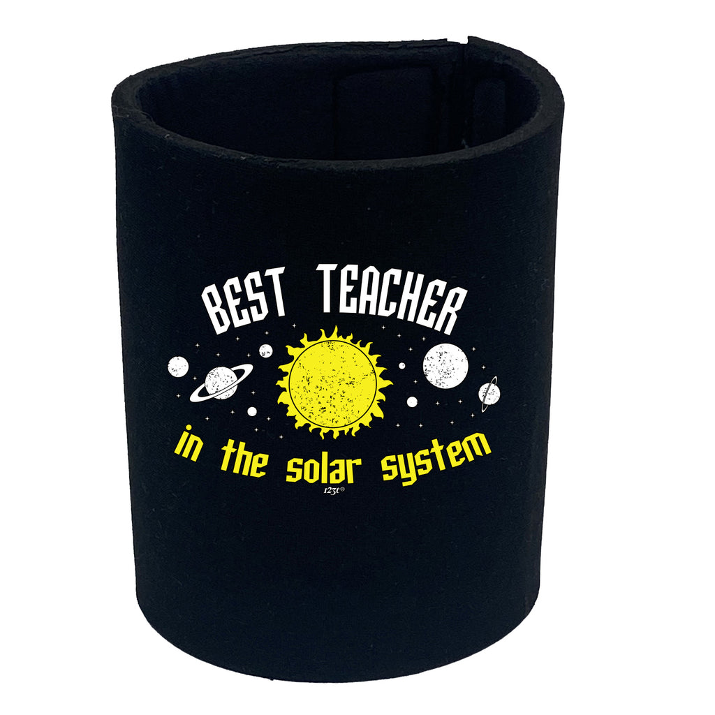 Best Teacher Solar System - Funny Stubby Holder