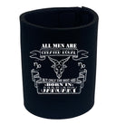 January Capricorn Birthday All Men Are Created Equal - Funny Stubby Holder