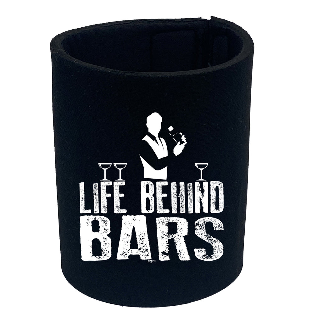 Life Behind Bars Barman - Funny Stubby Holder