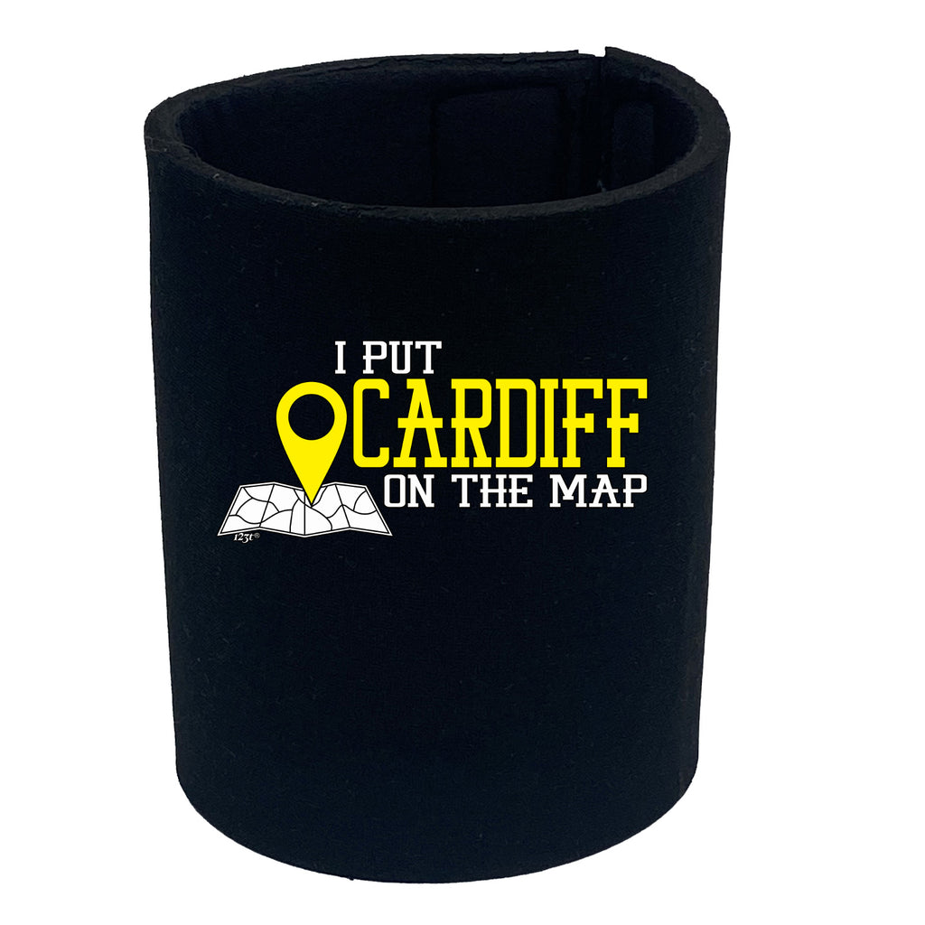Put On The Map Cardiff - Funny Stubby Holder