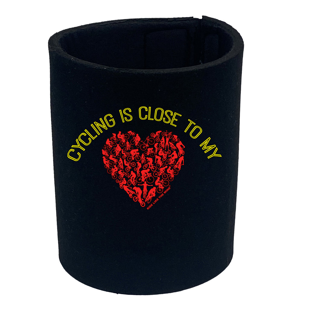 Rltw Cycling Is Close To My Heart - Funny Stubby Holder