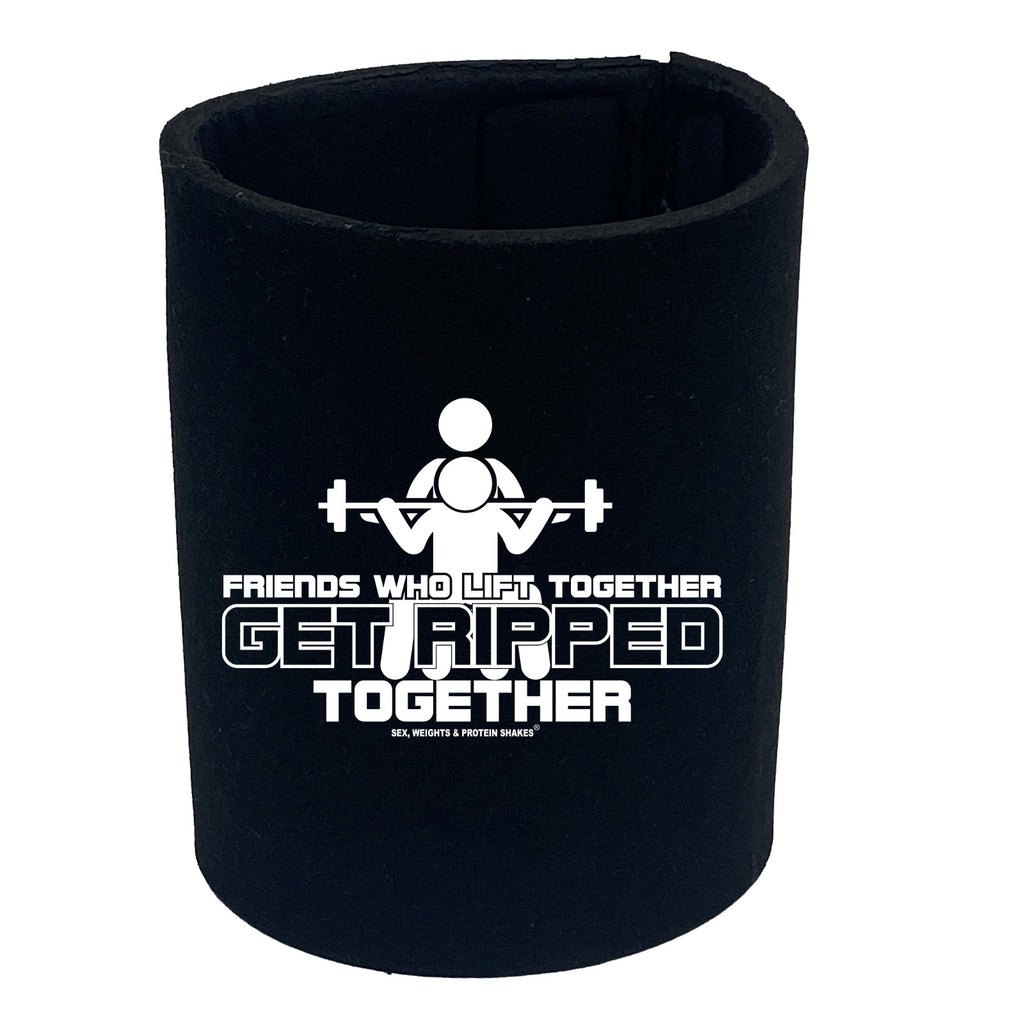 Swps Friends Who Lift Together - Funny Stubby Holder