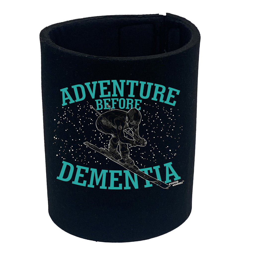 Pm Adventure Before Dementia Skiing - Funny Stubby Holder