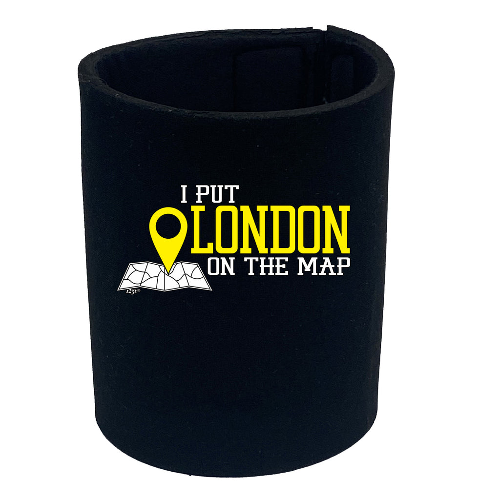 Put On The Map London - Funny Stubby Holder