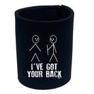 Ive Got Your Back Stickmen - Funny Stubby Holder