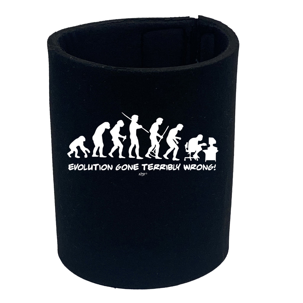 Evolution Gone Terribly Wrong - Funny Stubby Holder