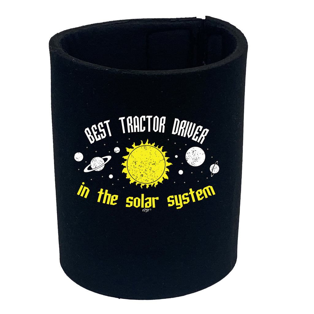 Best Tractor Driver Solar System - Funny Stubby Holder