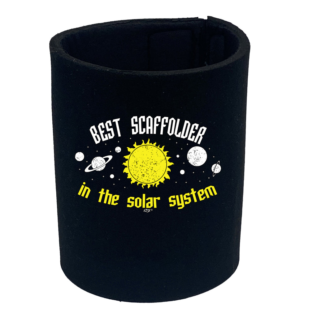Best Scaffolder Solar System - Funny Stubby Holder