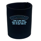 Stupid People Are Like Glow Sticks - Funny Stubby Holder