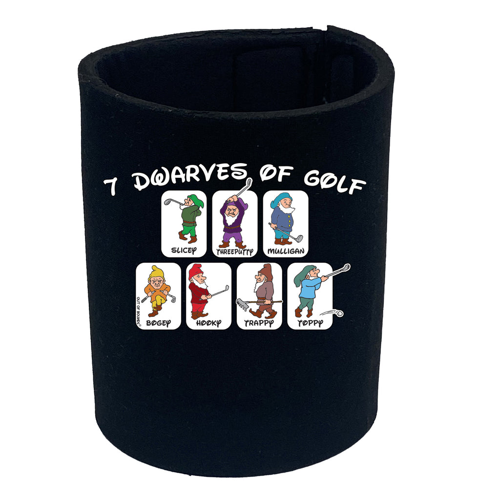 Oob 7 Dwarves Of Golf - Funny Stubby Holder
