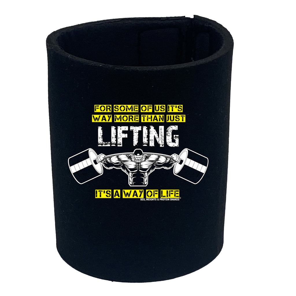 Gym Waymore Than Just Lifting - Funny Stubby Holder