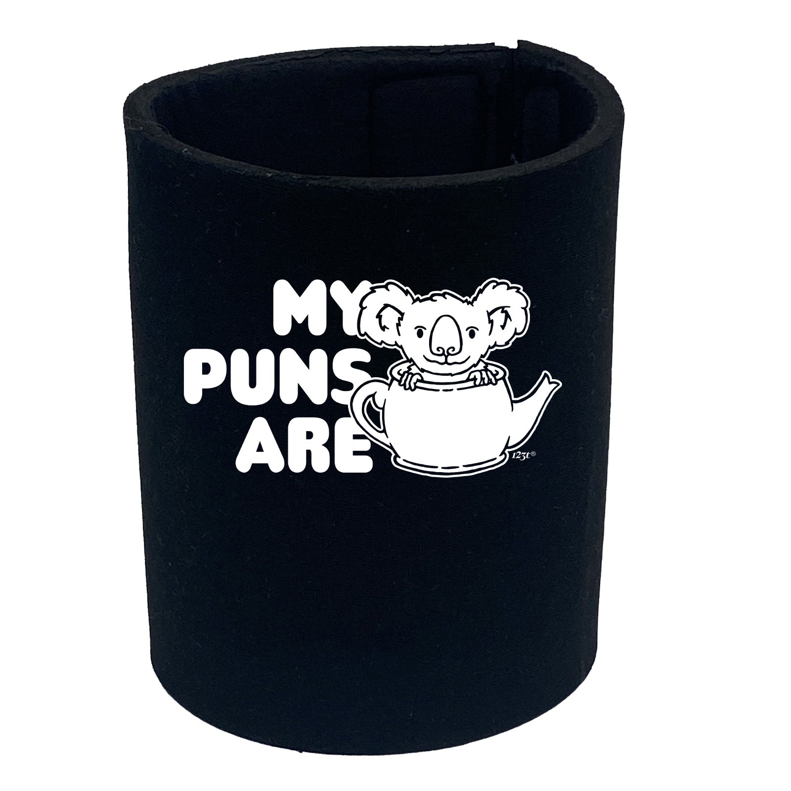 My Puns Are Koala Tea - Funny Stubby Holder