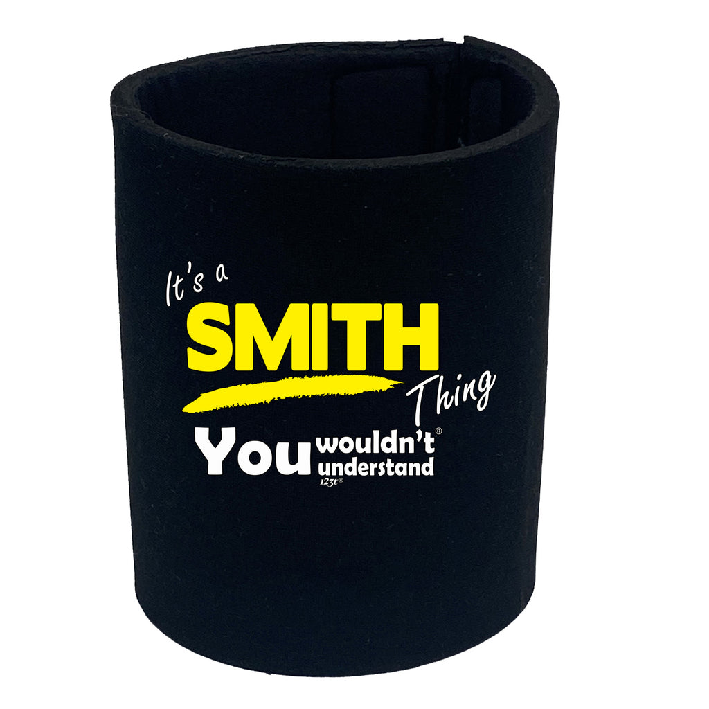 Smith V1 Surname Thing - Funny Stubby Holder