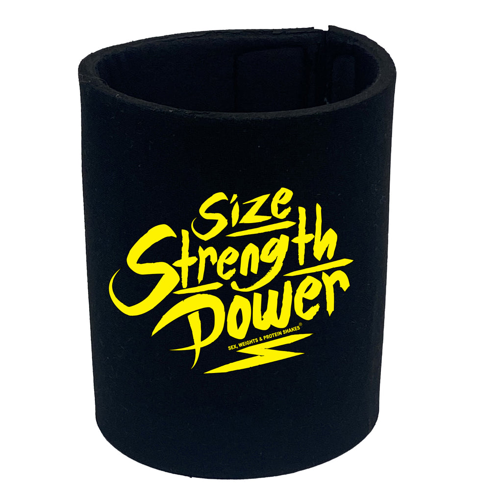 Swps Size Strength Power - Funny Stubby Holder