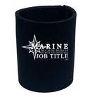 Marine Because Badass Official Job Title - Funny Stubby Holder