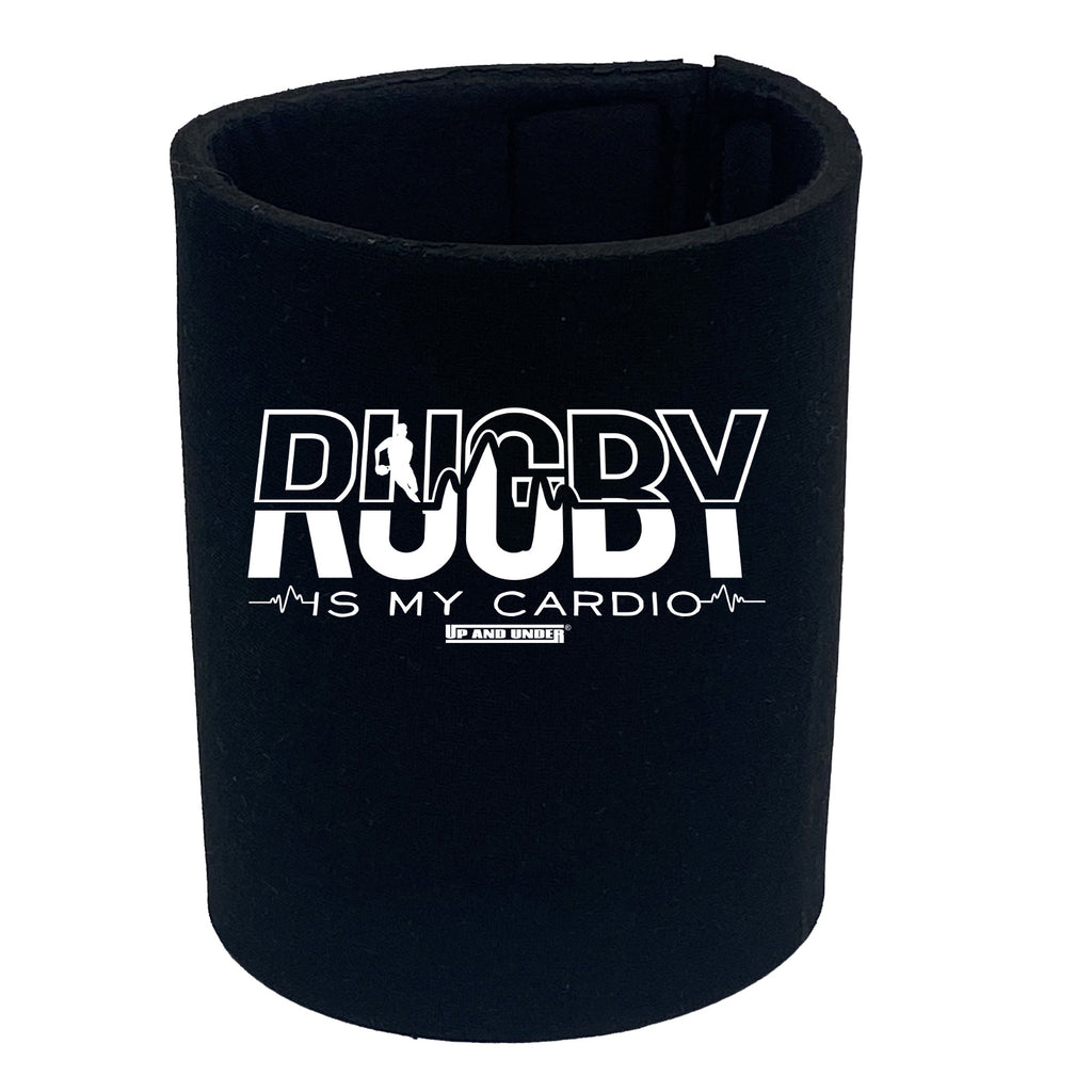 Uau Rugby Is My Cardio - Funny Stubby Holder