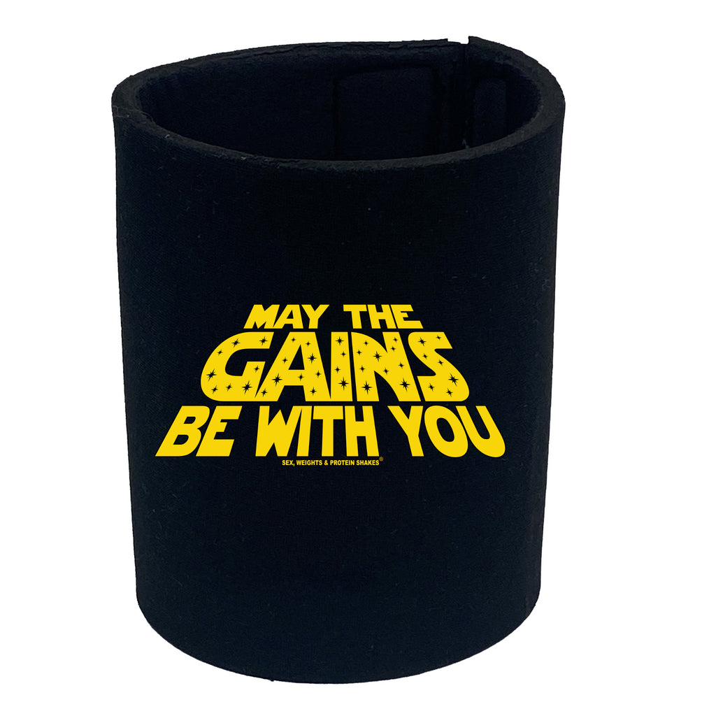 Swps May The Gains Be With You - Funny Stubby Holder