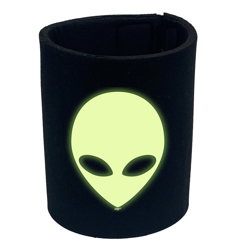 Alien Head Glow In The Dark - Funny Stubby Holder