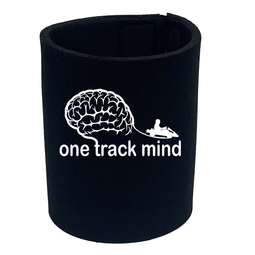 One Track Mind Gokart - Funny Stubby Holder