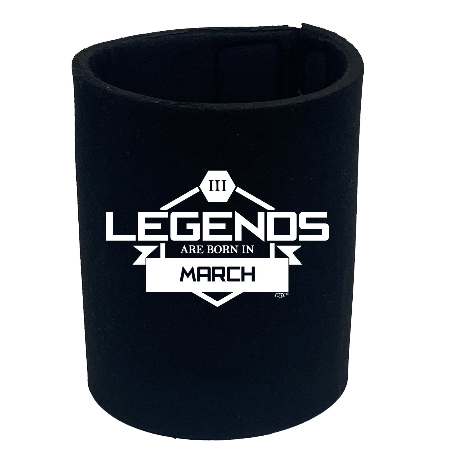 Legends Are Born In March - Funny Stubby Holder