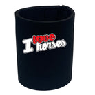 Love Horses Stencil - Funny Stubby Holder