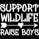 Support Wildlife Raise Boys Mum Mother Day - Mens 123t Funny T-Shirt Tshirts